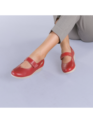 Παπούτσια, Δερμάτινα παπούτσια Lavia κόκκινα - Kalapod.gr